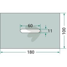 Plastscraper fra Lely, model 1163223040, perfekt til forskellige maskiner.