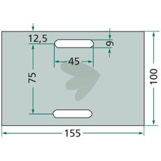 Afskraber af plast fra Lely, model 1164528390, perfekt til alle landbrugsmaskiner.