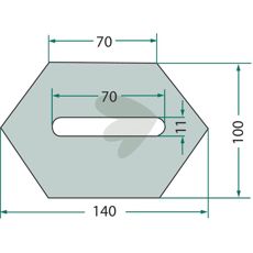 Lely afskraberplade, optimerer funktionalitet ved markdriftsopgaver.