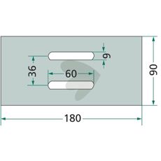 Dutzi afskraber 255038001, ideel til at beskytte maskiner mod slid.
