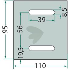 Maschio afskraberplade, garanterer holdbarhed og effektivitet i brug.