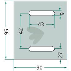 Afskraberplade Maschio, ideel til højtydende landbrugsredskaber.
