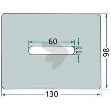 Krone afskraberplade, pålidelig og holdbar til effektiv anvendelse.