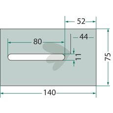 Kuhn afskraberplade, designet til optimal ydeevne og lang levetid.