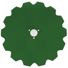 Skiveskær Tandede, 20", perfekt til dybere bearbejdning af jorden.