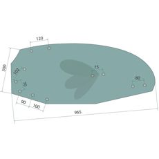 Vendeplade venstre 14" - 20", perfekt til effektivt arbejde i landbruget.