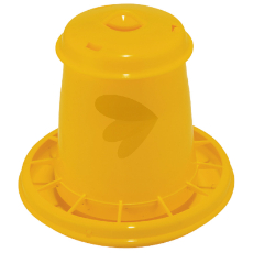 Bekvem plastfoderautomat med kapacitet på 2,5L.