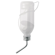 Plastflaske til kaniner, 500ml, holdbar og letvægts.