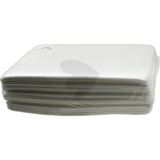 Yverklud i hvid, pakke med 50 stykker, perfekt til rengøring og vedligeholdelse.