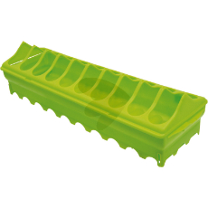 Fodertrug til æglæggende høns, kapacitet 3,5 kg, perfekt til ægproduktion.