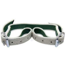 Sikkert ankelbånd 40mm hvid/grøn, ideel til forskellige typer brug.