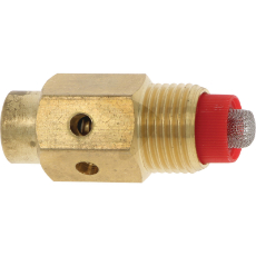 Nippel med gevind 1/2 og tre huller, perfekt til forskellige rørløsninger.