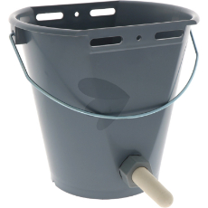 Kalvespand af høj kvalitet, praktisk og holdbar til fodring.