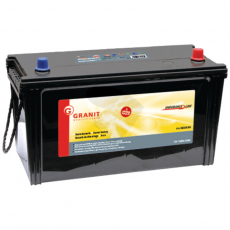 Batteri 12V, 100Ah, Sokkelforbindelse B00, med ekstra længde til større anvendelse.