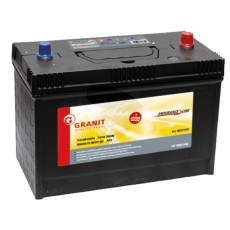 Batteri 12V, 100Ah, Sokkel B00, perfekt til langvarig kraft.