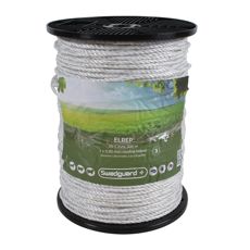 Hvid elreb 300 m, 5 mm, egnet til forskellige elektriske installationer og reparationer.