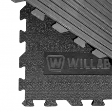 Holdbart staldmåtte størrelse 1190x800x17 mm, ideel til komfort og beskyttelse i stalden.