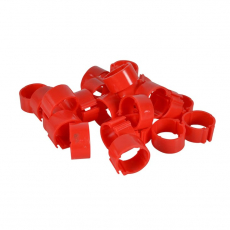 Gaun Hønsringe rød 100stk/pk