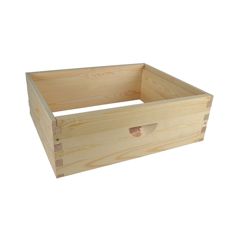 Tre fjerdedels ubehandlet trækasse Langstroth fra Willab.