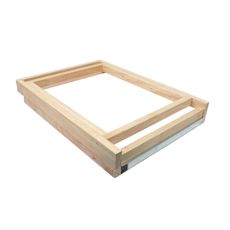 Ventileret kube bund til Langstroth-kuben, fremmer sund luftcirkulation.