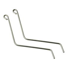 20-pack fjederbelastede metallåse fra Willab for sikker lukning.