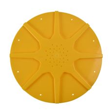 Gul 8-vejs bitømmere i plast til effektiv og hurtig håndtering.