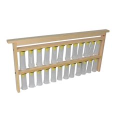 Dronningramme 1/1 Langstroth med 24 bure til effektiv biavl.