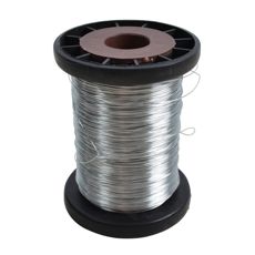 Galvaniseret rammetråd, ø 0,4mm, 250g, stabil for biavlerens behov.