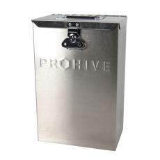 Rustfri transportkasse til røgpust fra Willab, holdbar og funktionel.