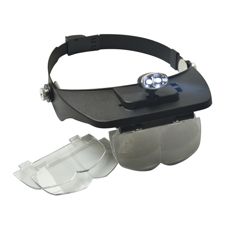 Pandelygte med forstørrelsesglas fra Willab, praktisk til detaljeret arbejde.