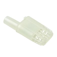 Hvid kapselmodel til dronningebure, sikker og praktisk til biavl.