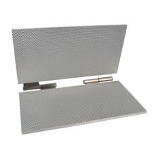 Holdbar aluminiumform til vokskager, med cellepræget overflade for bedre resultater.