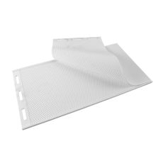 Silikoneform til vokskager, cellepræget design for nem fjernelse.