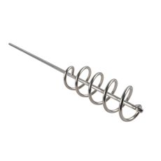 Spiralkneter i rustfrit fra Willab, ideel til boremaskiner.