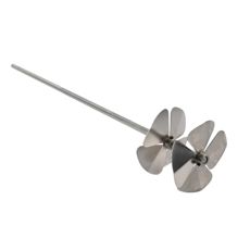 Rustfrit kneterblad fra Willab, perfekt til boremaskiner.