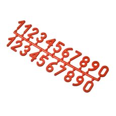 Plastnummerark 1-10 til bistade fra Willab, for let mærkning.