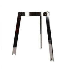 Si stativ i rustfrit stål, 32 cm til holdbar og sikker håndtering af silo.