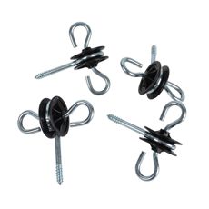 Hegnsanker i praktisk pakke med 4, ideel til en sikker installation.