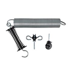 Fjederport kit som inkluderer alt hvad der behøves for at montere en port.