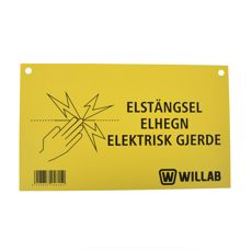 Klassisk advarselsskilt for sikkerhed ved vej- og byggepladser.