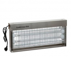 Kerbl Insektfanger EcoKill Inox IPX4 med 2x18W belysning til optimal insektfanger.