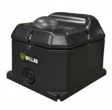 Vandtrug i rustfrit stål, kapacitet 40L, for effektiv vandforsyning.