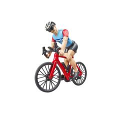 Vejcykel med cyklist, perfekt symbol for aktiv livsstil.