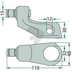 Styrestang - 261800141, holdbar og præcis styring til din traktor.