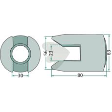 Koblingskobling til kuglerulle, en vigtig komponent til maskiner og udstyr.