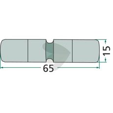 Trækbolt i ældre udførelse, perfekt til ældre maskiner.