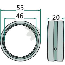 Nåleleje 1168775, perfekt til pålidelighed og holdbarhed i maskiner.