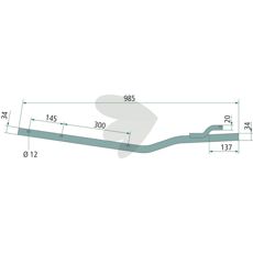 Pindearm 16564, robust design for effektiv drift inden for landbrug.