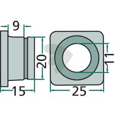 Garnøje for nem fastgørelse af garn i forskellige maskiner og udstyr.