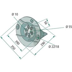 Tallerken 36159, designet for effektivitet og holdbarhed i landbruget.